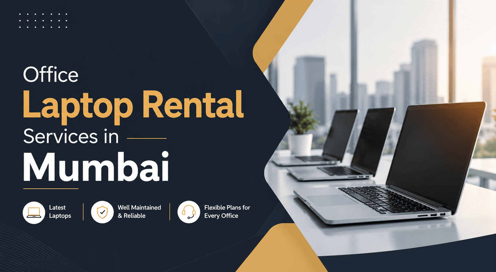 ⁠Office Laptop Rental Services in Mumbai