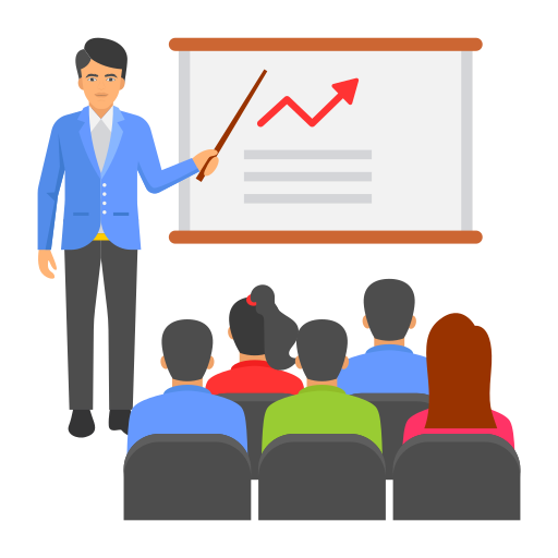 Business presentations and meetings